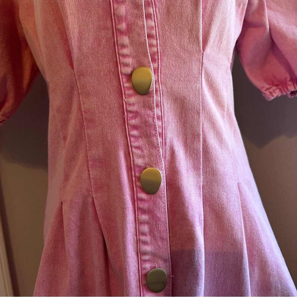 Tuckernuck Brand Hyacinth House Pink Midi Dress | XS - Picture 4 of 10